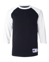 Champion® Three-Quarter Raglan Sleeve Baseball T-Shirt