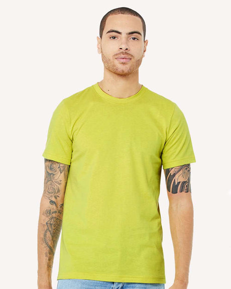 BELLA + CANVAS® Men’s Premium Jersey Crewneck Short Sleeve Tee for Everyday Wear