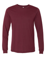 BELLA + CANVAS® Heather CVC Crewneck Long Sleeve Tee