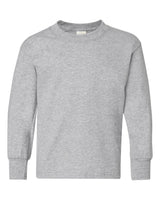 Hanes® Authentic Youth Crew Neck Long Sleeve T-Shirt