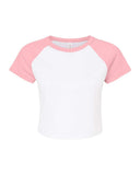 BELLA + CANVASÂ Women's Micro Rib Raglan Short sleeve Tee - XS