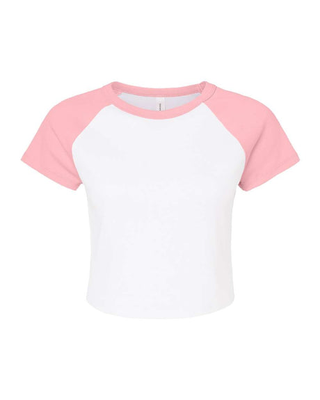 BELLA + CANVAS® Women's Micro Rib Raglan Short sleeve Tee