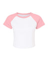 BELLA + CANVAS® Women's Micro Rib Raglan Short sleeve Tee