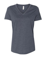 BELLA + CANVAS® Women's Relaxed Heather CVC V-Neck Short Sleeve Tee - 6405CVC