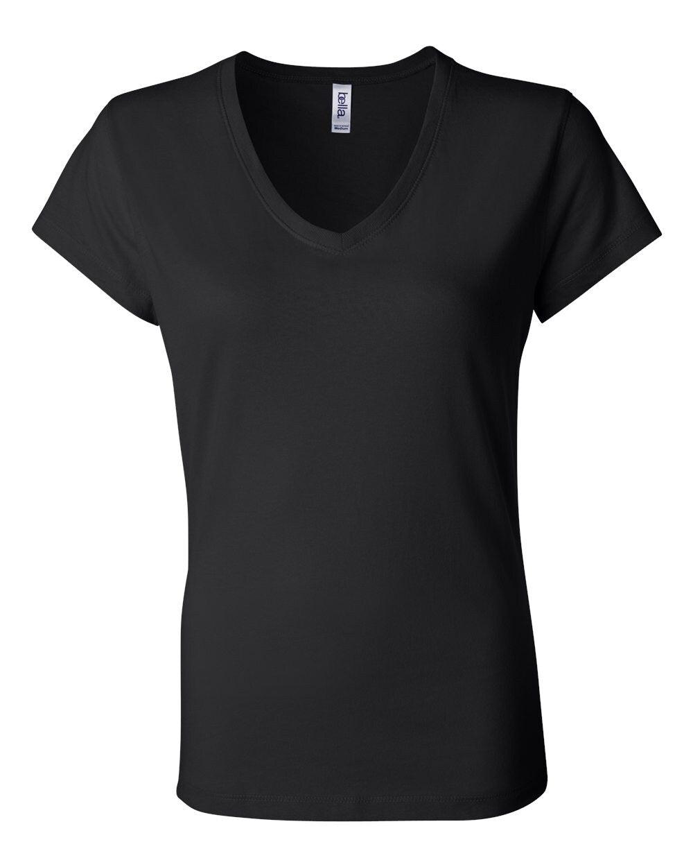 BELLA + CANVAS® Women’s Jersey V-Neck Short Sleeve Tee