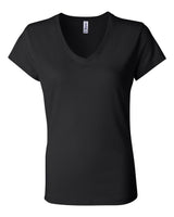 BELLA + CANVAS® Women’s Jersey V-Neck Short Sleeve Tee