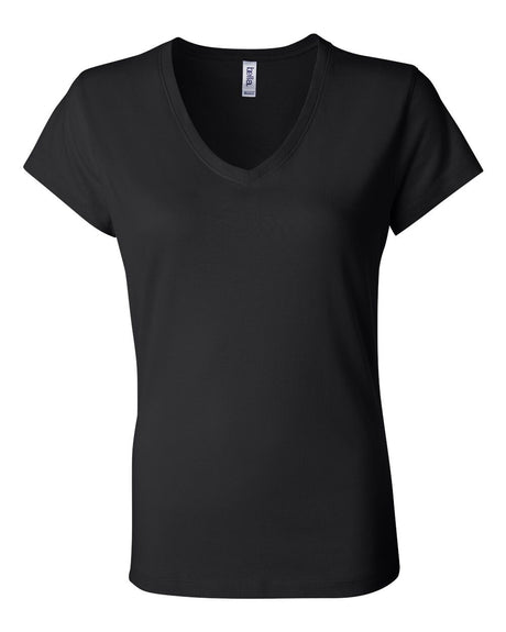 BELLA + CANVAS® Women’s Jersey V-Neck Short Sleeve Tee
