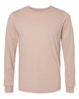 BELLA + CANVAS® Heather CVC Crewneck Long Sleeve Tee