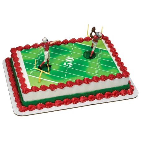 Touchdown Football Cake Kit Players and goalposts