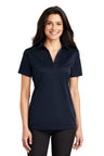 Port Authority® Women's Silk Touch Performance Collared Short Sleeve Polo