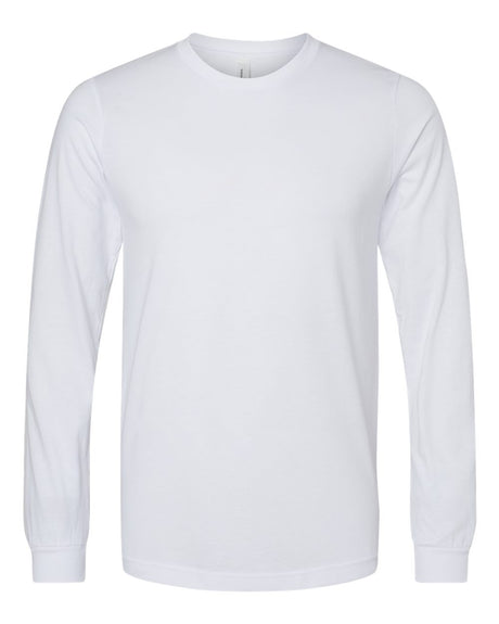 BELLA + CANVAS® Heather CVC Crewneck Long Sleeve Tee