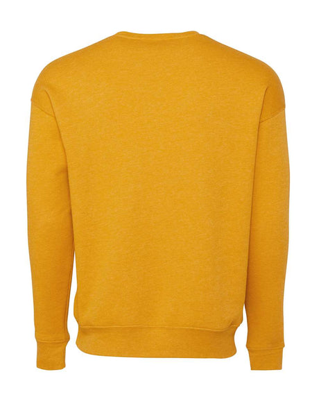 Image 1: Bella Canvas Sponge Fleece Drop Shoulder Crewneck SweatshirtImage 2: Unisex drop shoulder fleece sweatshirt with relaxed fitImage 3: Soft sponge fleece crewneck pullover by Bella CanvasImage 4: Premium blank sweatshirt for custom printingImage 5: Comfortable casual fleece sweatshirt styleImage 6: Lightweight Bella Canvas crewneck apparel