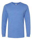 BELLA + CANVAS® Heather CVC Crewneck Long Sleeve Tee