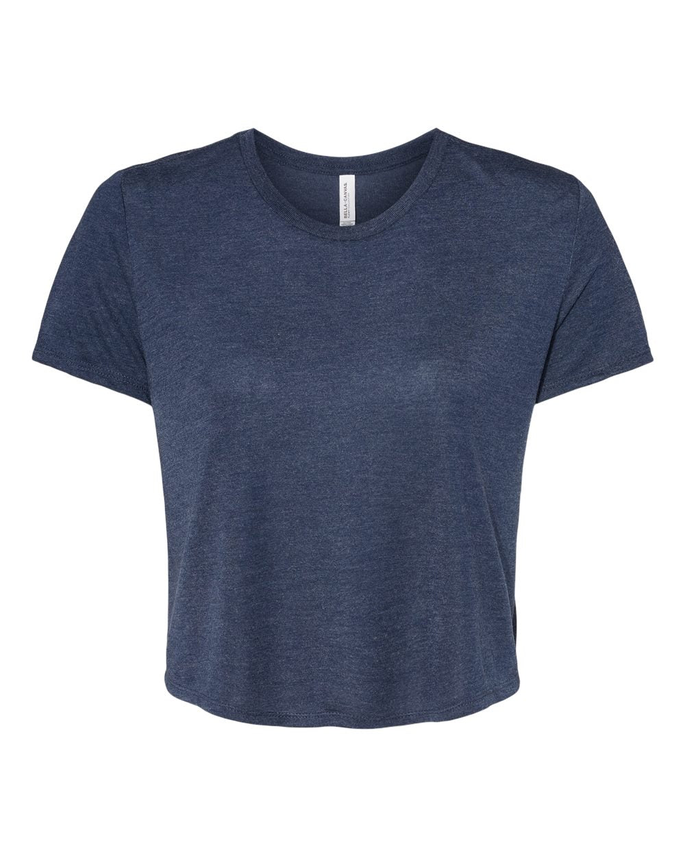 BELLA + CANVAS® Women’s Crewneck Short Sleeve Flowy Crop Tee