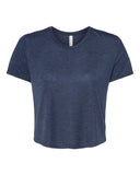BELLA + CANVAS® Women’s Crewneck Short Sleeve Flowy Crop Tee