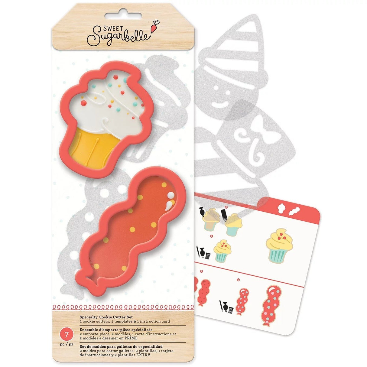 Sweet Sugerbelle Cookie Cutter Celebrate 2 Piece Cupcake Balloon