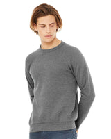 BELLA + CANVAS® Sponge Fleece Raglan Crewneck Long Sleeve Sweatshirt