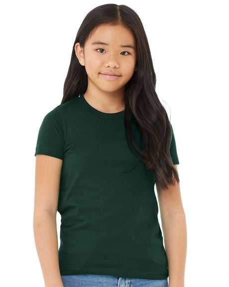 Image 1: Bella Canvas Youth Jersey Crewneck Short Sleeve TeeImage 2: Soft kids short sleeve crewneck shirtImage 3: Premium youth jersey t-shirtImage 4: Blank youth tee for custom printingImage 5: Lightweight Bella Canvas kids apparelImage 6: Comfortable children's shirt
