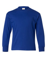 Hanes® Authentic Youth Crew Neck Long Sleeve T-Shirt