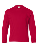 Hanes® Authentic Youth Crew Neck Long Sleeve T-Shirt