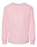 Image 1: Bella Canvas Toddler Jersey Long Sleeve TeeImage 2: Soft jersey long sleeve toddler shirtImage 3: Premium Bella Canvas kids apparelImage 4: Blank toddler shirt for custom designsImage 5: Comfortable everyday toddler clothingImage 6: Lightweight children's long sleeve tee