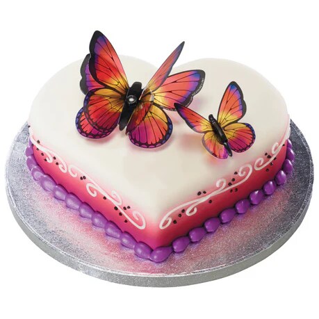 Butterfly Beauty Cake and Cupcake toppers - 6 Pics Per Order