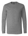 BELLA + CANVAS® Heather CVC Crewneck Long Sleeve Tee