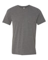 BELLA + CANVAS® Jersey Pocket Crewneck Short Sleeve Tee - 3021