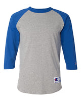 Champion® Three-Quarter Raglan Sleeve Baseball T-Shirt