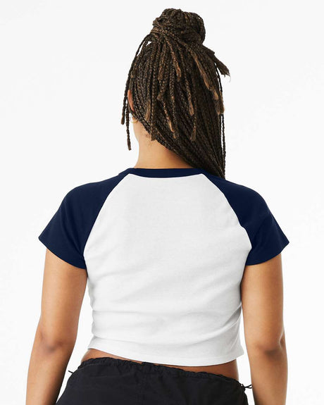 BELLA + CANVASÂ Women's Micro Rib Raglan Short sleeve Tee - XS