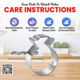 Diamond Ring Cookie Cutter 3 in B1713