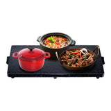 Magic Mill Enamel Coated Hot Plate with Built-In Safety Thermostat - 30" x 18"
