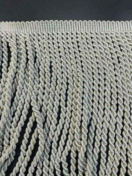 Bullion Fringe Bullion Fringe - Silver, 6" Width (1 Yard)