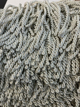 Bullion Fringe Bullion Fringe - Silver, 6" Width (1 Yard)