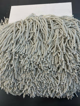 Bullion Fringe Bullion Fringe - Silver, 6" Width (1 Yard)