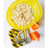 8 Ct. Construction Zone Excavator Square Paper Dessert Plates 7" “Dig In” Party Plates