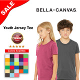 Bella+Canvas® Youth Short Sleeve Crewneck Jersey Tee