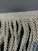 Bullion Fringe 6 Inch White Trim - Bullion Fringe, White, 6" Width (1 Yard)