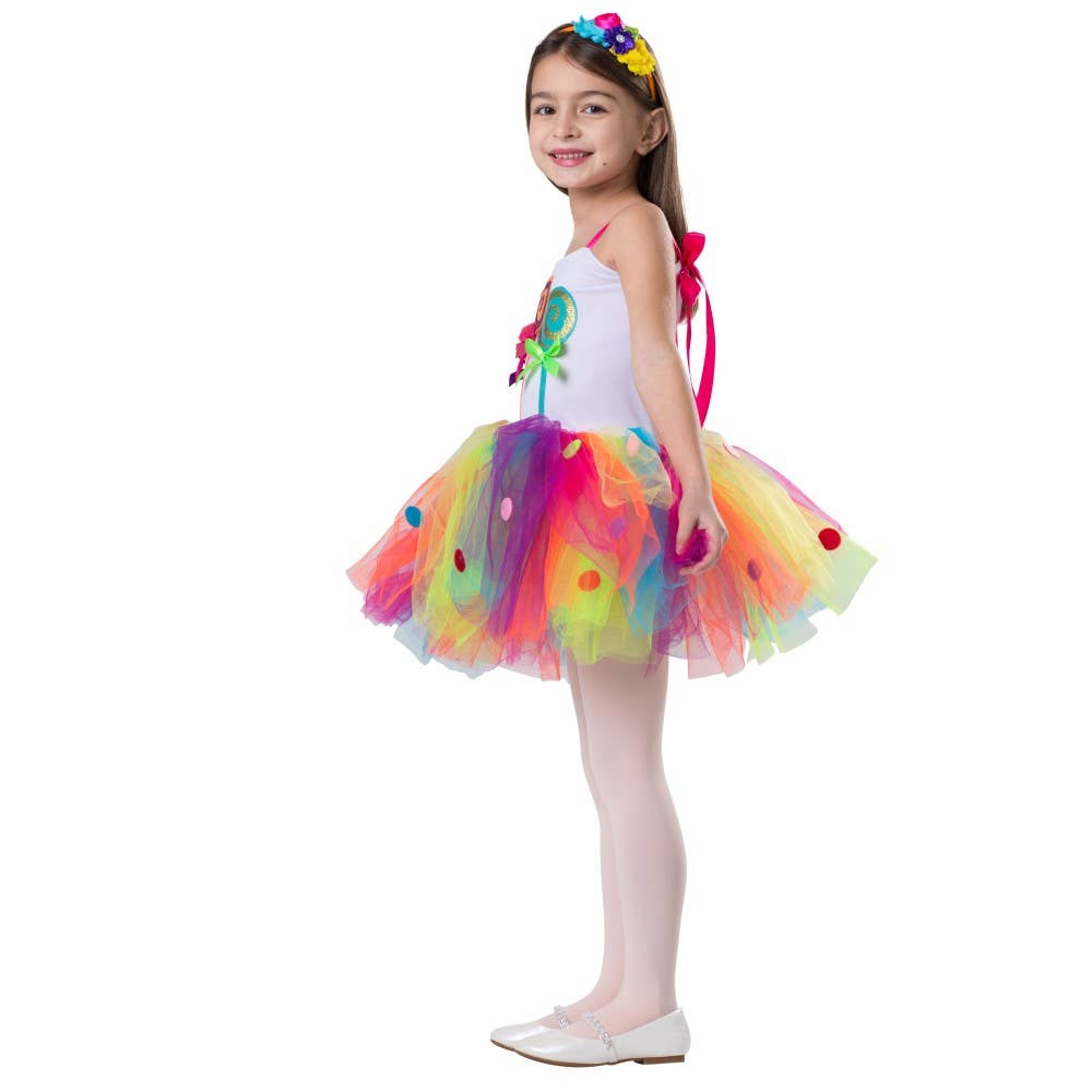 Candyland Tutu Lollipop Dress Costume - Kids
