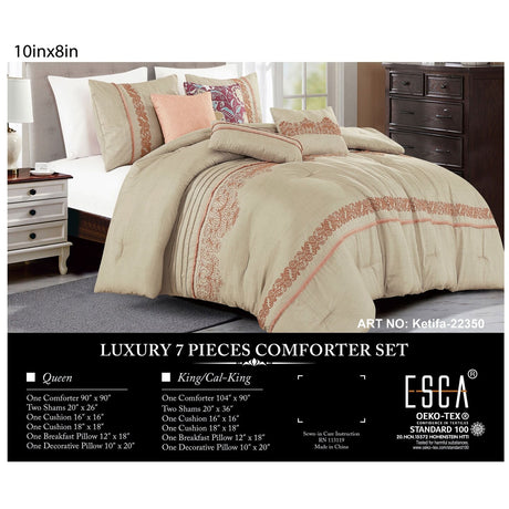 Ketifa 7 Pieces Comforter Set