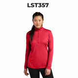 Sport-Tek® Women's PosiCharge Competitor Long Sleeve 1/4-Zip Pullover