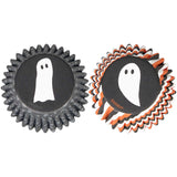 Wilton Halloween Ghosts Mini Cupcake Liners, 100-Count