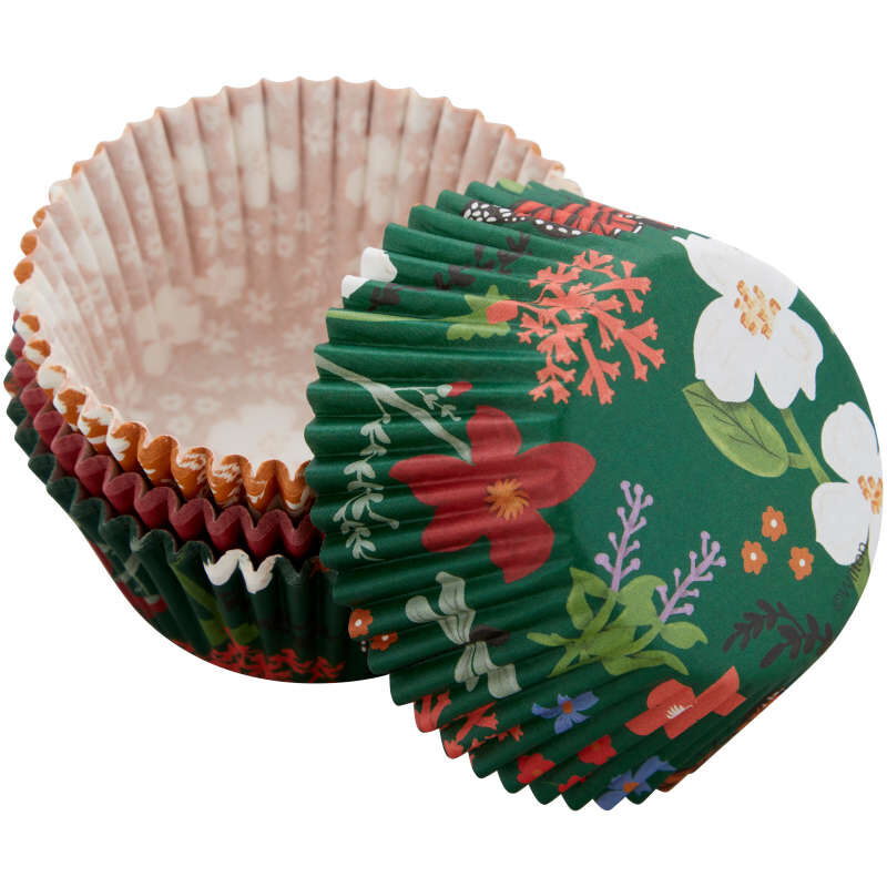 Wilton Spring Butterfly and Flower Cupcake Liners, 75-Count