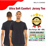 Bella Canvas® Ultra Soft Short Sleeve Crewneck Casual Fit Jersey Shirt