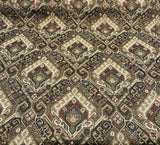 Swavelle Sarto Chenille Fabric - Mahogany Damask, 56" Width (1 Yard)