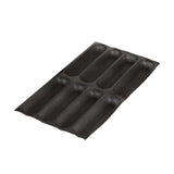 Demarle Flexipan Air Perforated Mold for Baguettes, 8 Channels, Each 10-1/4" x 2-1/2" x 1-3/16" High