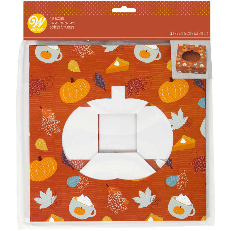 Wilton Autumn Pie Box, 2-Count