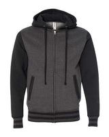 Independent Trading Co. Unisex Heavyweight Varsity Full-Zip Hooded Sweatshirt