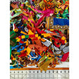 Fine Scraps African Print Fabric - Assorted Patterns, 44" Length (1 Pound)