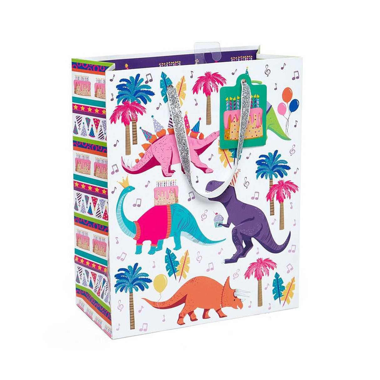 Patterned Gift Bags 8" X 4" X 10" Elegant Retail Packaging
